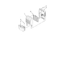 Whirlpool AD50USS0 cabinet parts diagram