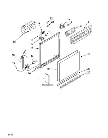 Frame and console parts