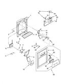 Dispenser front parts