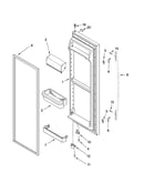 Refrigerator door parts