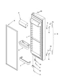 Refrigerator door parts