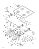 Cooktop and manifold parts