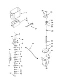 Motor and ice container parts
