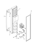 Freezer door parts