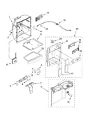 Dispenser front parts