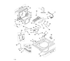 Whirlpool GVW9959KQ3 top and lid parts diagram