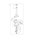 Whirlpool GVW9959KL3 brake and drive tube parts, optional parts (not includ diagram