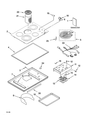 Cooktop parts