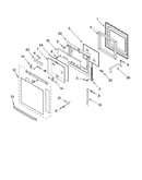 Oven door parts