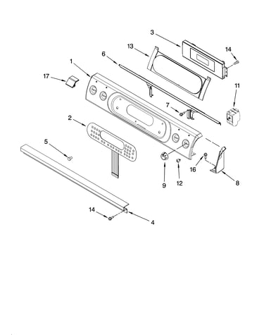 Control panel parts