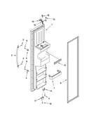 Freezer door parts