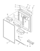 Refrigerator door parts