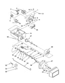 Motor and ice container parts