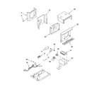 Whirlpool ACM122PS0 air flow and control parts diagram