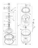 Agitator, basket and tub parts