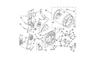 Crosley CEDS563RQ1 bulkhead parts, optional parts (not included) diagram