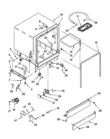 Tub assembly parts