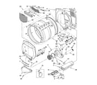 Whirlpool GEQ8811PL1 bulkhead parts, optional parts (not included) diagram