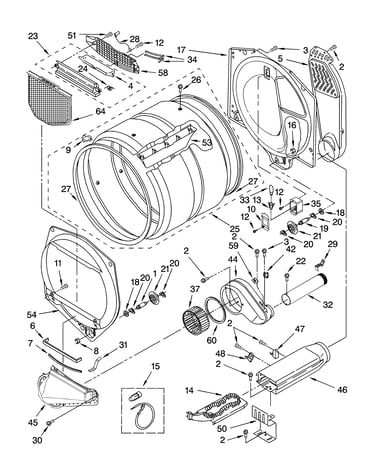 Bulkhead parts, optional parts (not included)