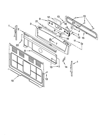 Control panel parts