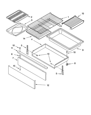 Drawer & broiler parts
