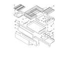 Whirlpool GS475LEMS4 drawer & broiler parts, optional parts (not included) diagram