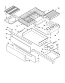 Drawer & broiler parts, optional parts (not included)