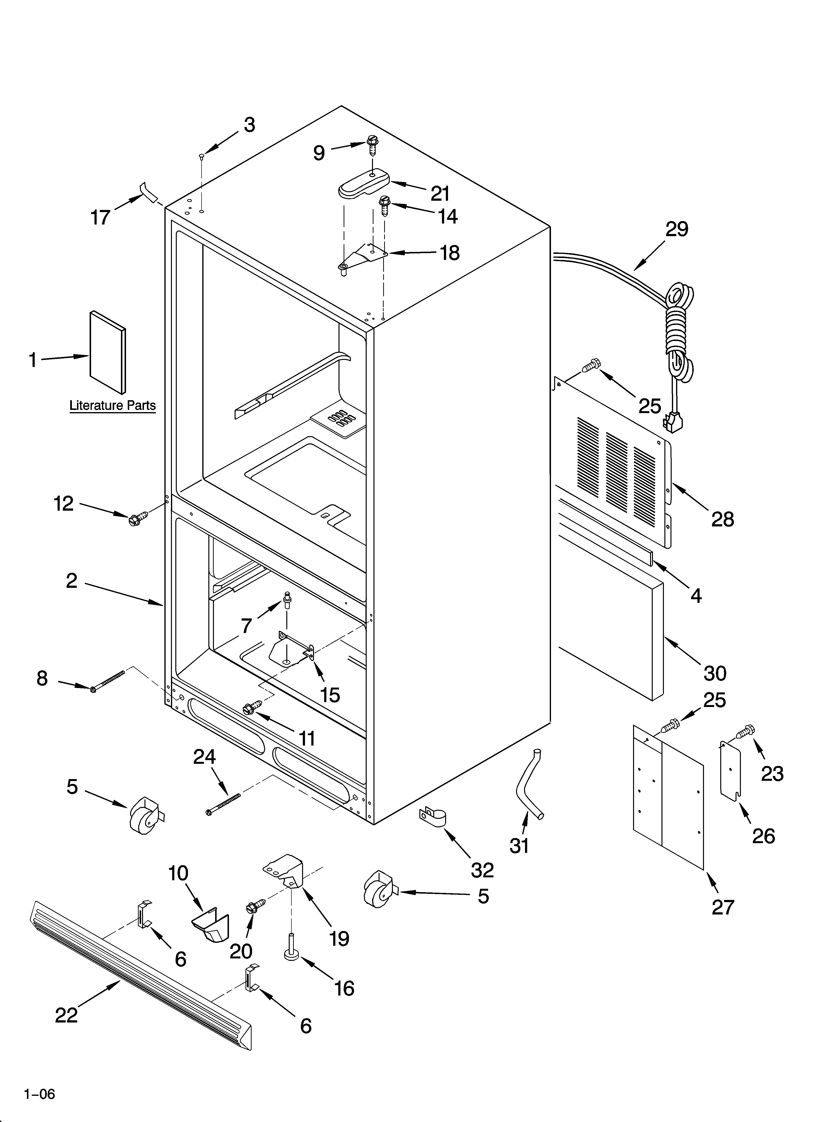 Cabinet parts