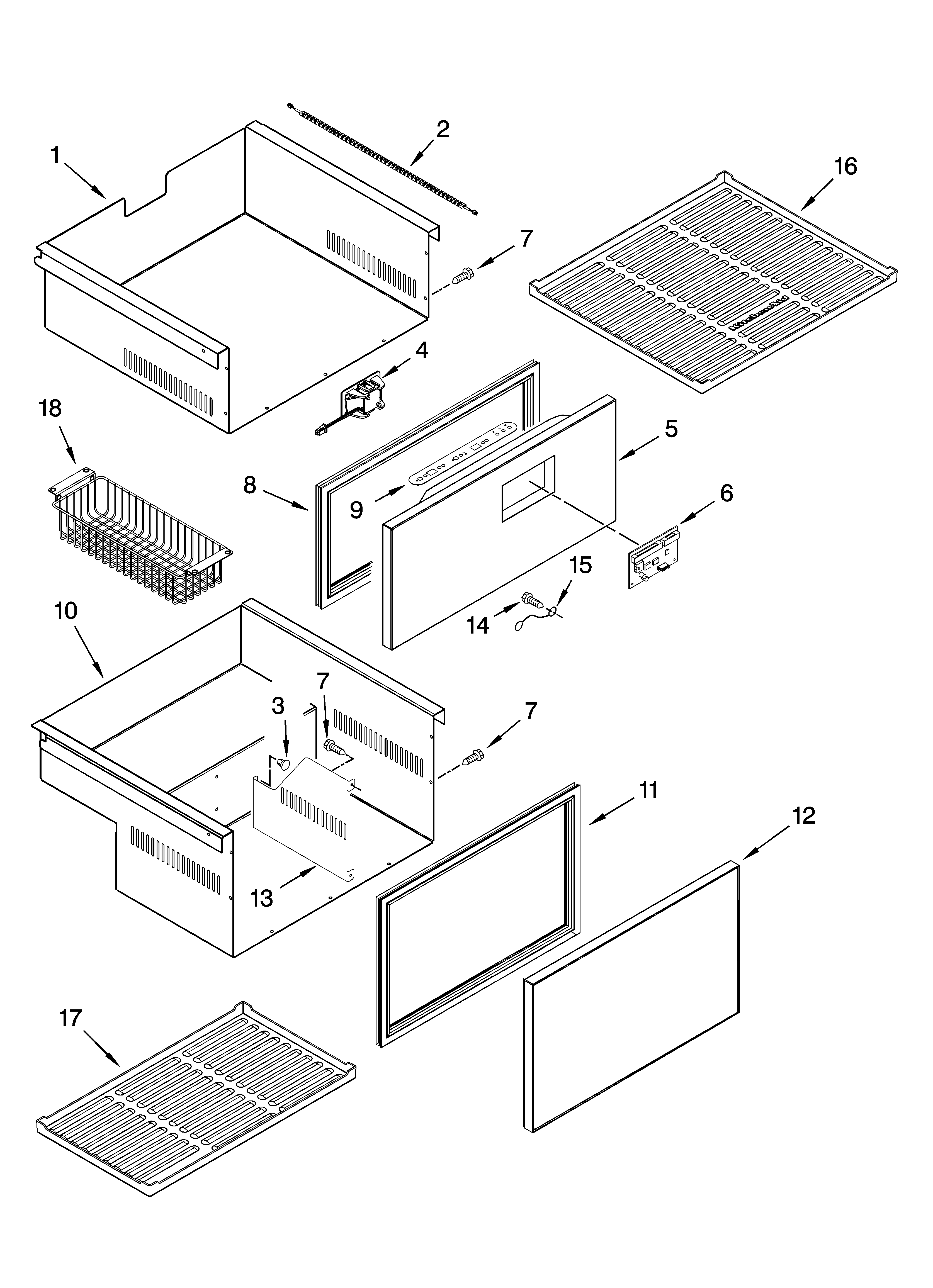 Drawer parts