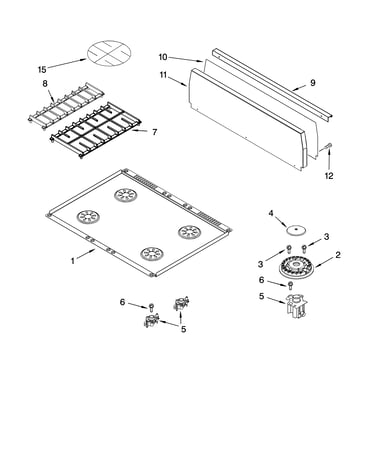 Cooktop parts