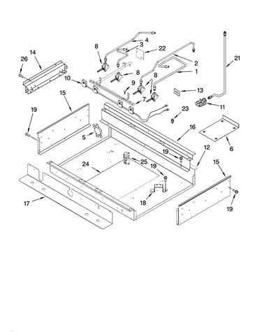 Burner box and manifold parts