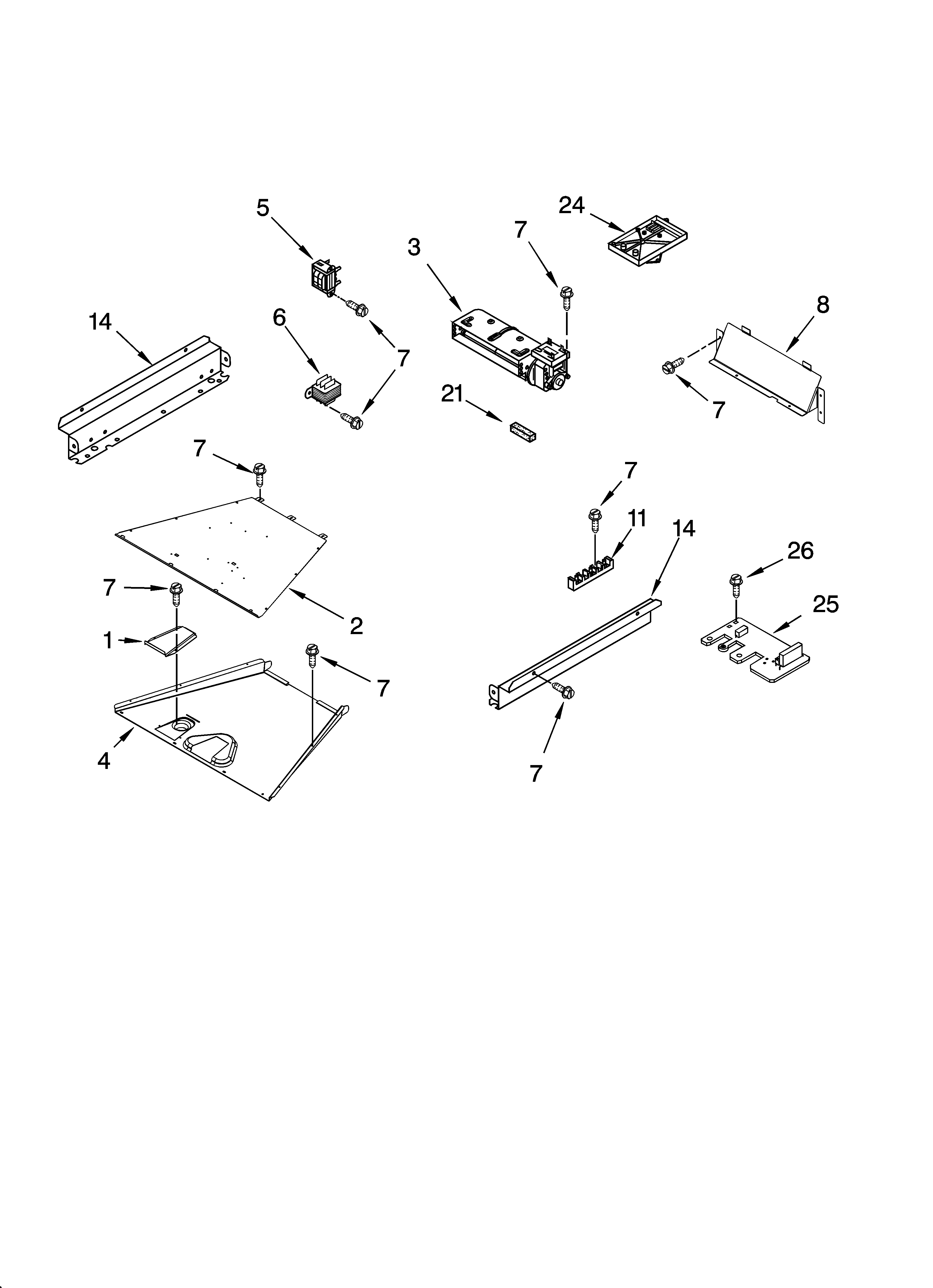 Top venting parts