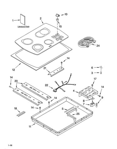 Cooktop parts, optional parts