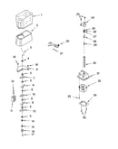 Motor and ice container parts