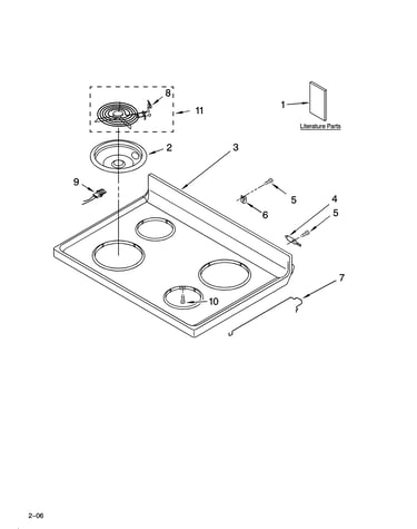 Cooktop parts