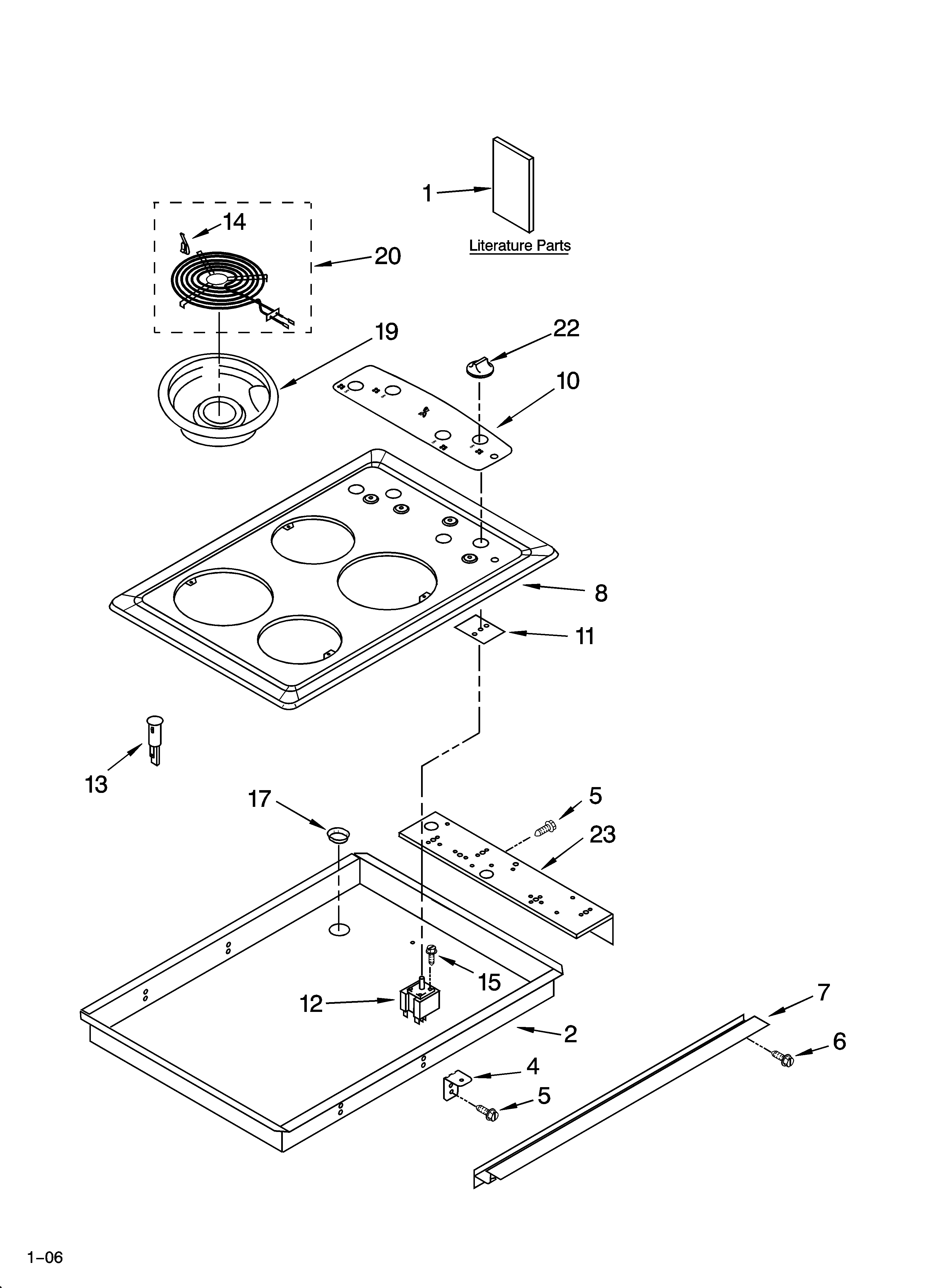 Cooktop parts