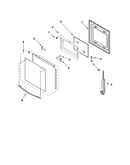 Oven door parts