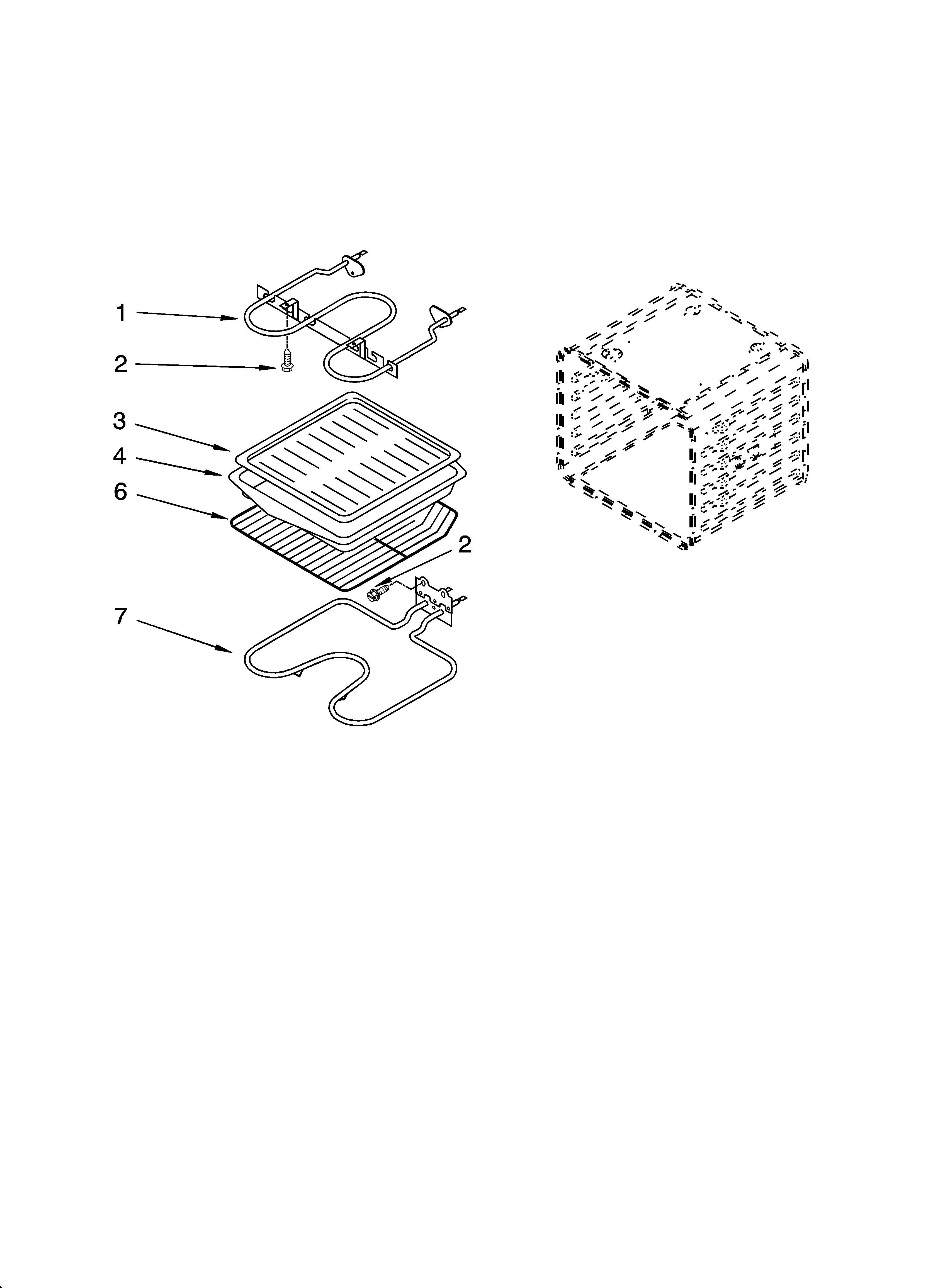 Internal oven parts