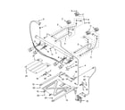 Whirlpool SF196LEPT3 manifold parts diagram