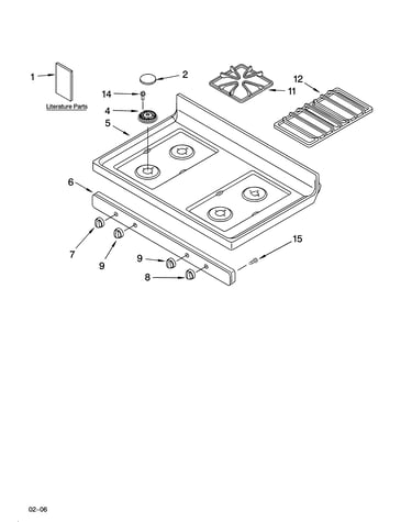 Cooktop parts