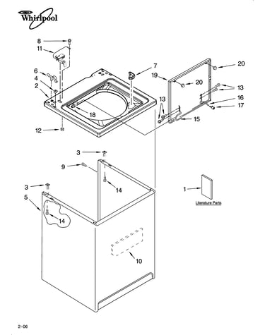 Top and cabinet parts