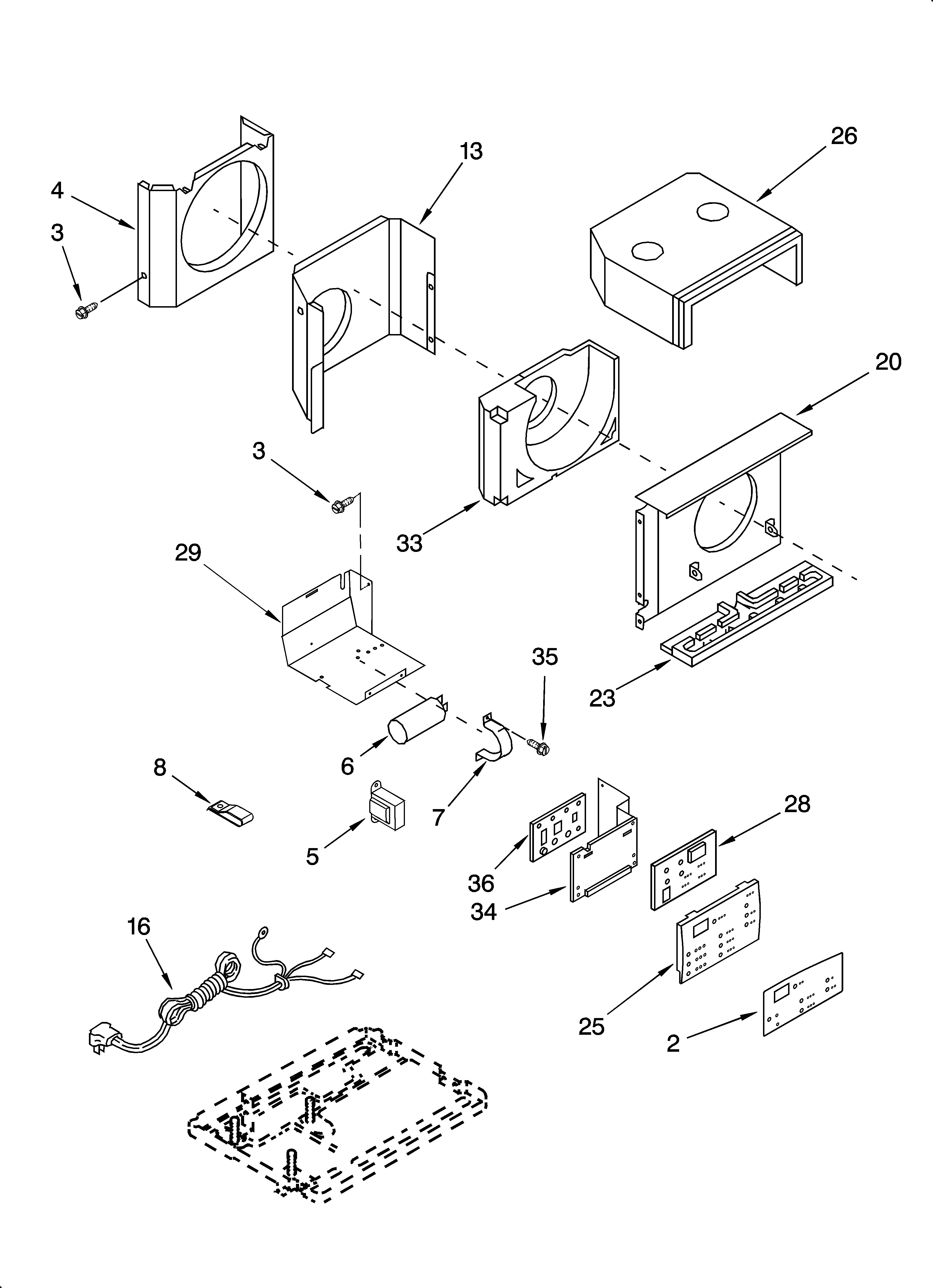 Air flow and control parts