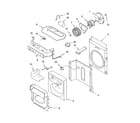 Whirlpool ACS082PP0 air flow and control parts diagram