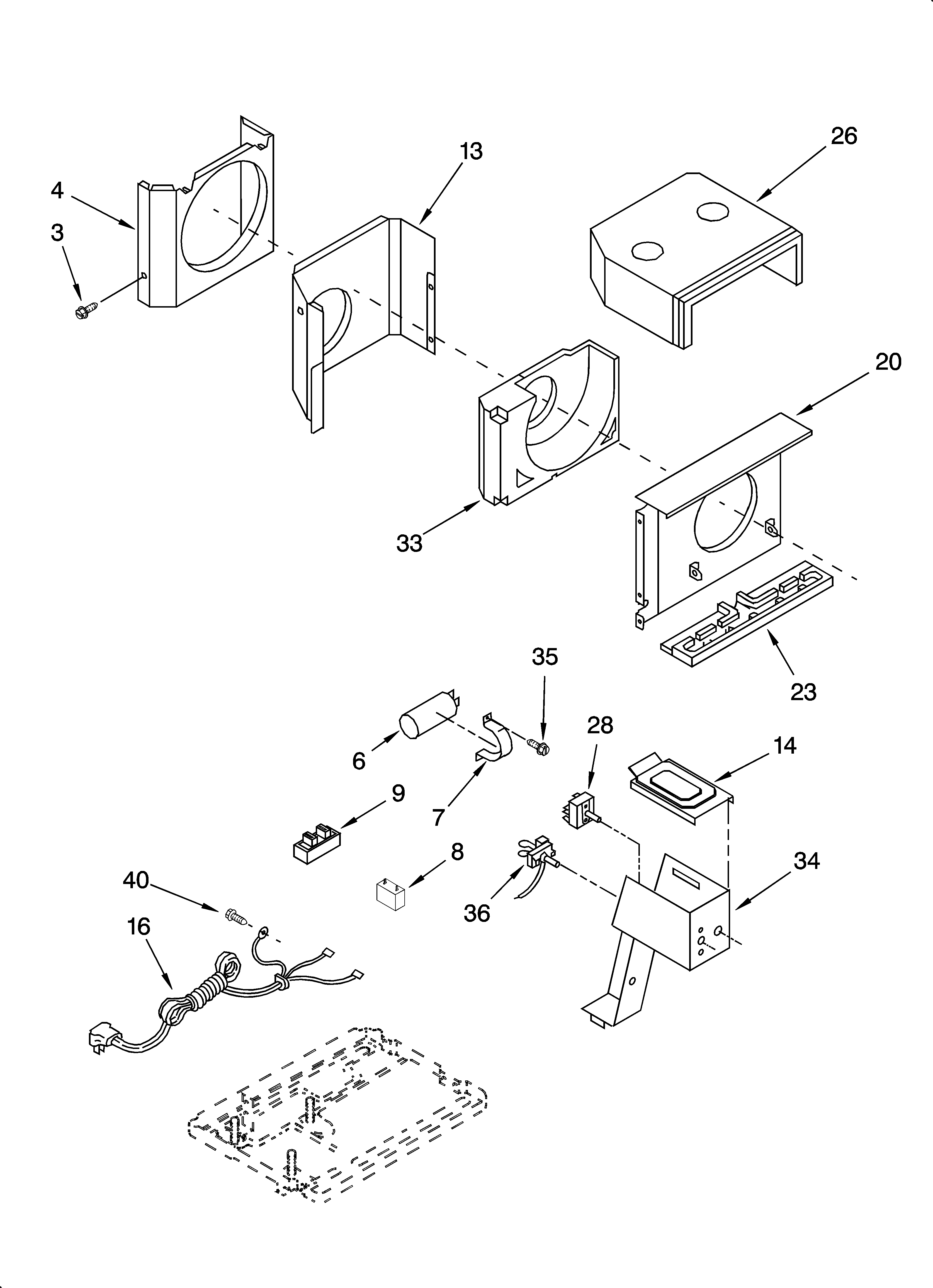 Air flow and control parts