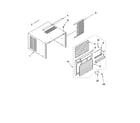 Crosley CA6WMS0 cabinet parts diagram