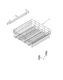 Upper rack and track parts