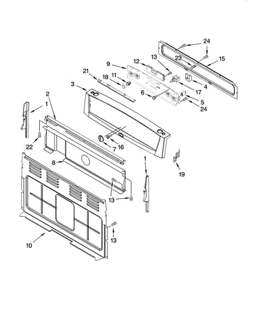 Control panel parts