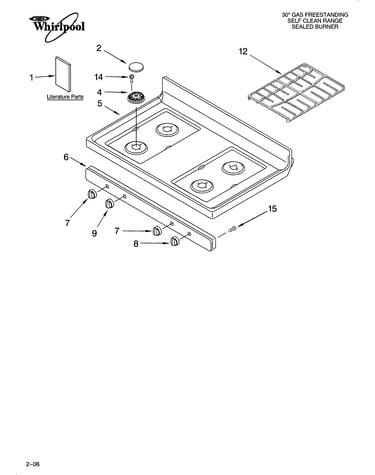 Cooktop parts