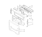 Whirlpool GS563LXST0 control panel parts diagram