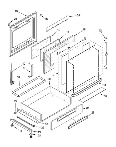 Door and drawer parts